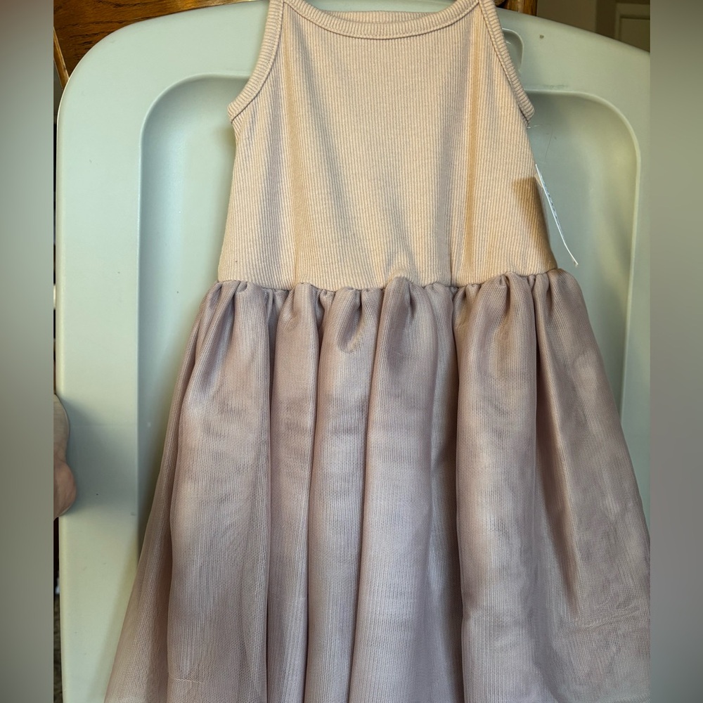 Old Navy light cool brown tutu dress